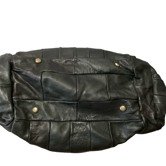 Vintage Genuine Leather Travel Duffle Bag Weekend Luggage - Picture 3 of 12